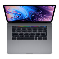 MacBook Pro 2018 Retina 15" 4xUSB-C - Core i7 2.6GHz / 16GB / 512GB SSD Space Gray (обновленный, состояние A) цена и информация | Ноутбуки | kaup24.ee