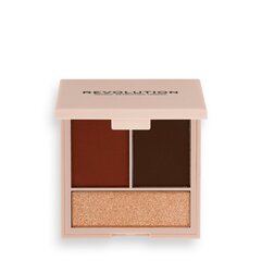 Kontuurimispalett Makeup Revolution Contour Powder Compact Medium, 7g цена и информация | Пудры, базы под макияж | kaup24.ee