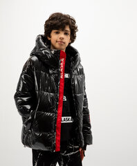 Куртка демисезонная черная с капюшоном для мальчиков «Gulliver», 104*56*51 cm цена и информация | Зимняя одежда для детей | kaup24.ee