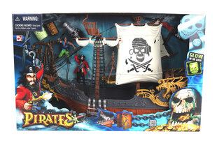 Пиратский корабль Pirates Deluxe Captain Ship Chap Mei, 505219 цена и информация | Развивающий мелкую моторику - кинетический песок KeyCraft NV215 (80 г) детям от 3+ лет, бежевый | kaup24.ee