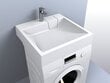 Valamu pesumasina kohal 60,3x59,8 cm, valge TALLINN hind ja info | Kraanikausid, valamud | kaup24.ee