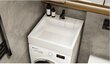 Valamu pesumasina kohal 60,3x59,8 cm, valge TALLINN цена и информация | Kraanikausid, valamud | kaup24.ee