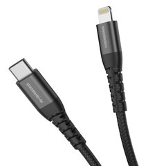 Punutud kaabel Riversong Alpha L5 3m USB C ja Lightning hind ja info | Mobiiltelefonide kaablid | kaup24.ee