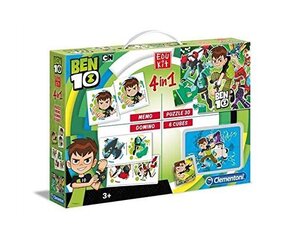 Harivate mängude komplekt 4in1 Clementoni Ben 10 цена и информация | Настольные игры, головоломки | kaup24.ee