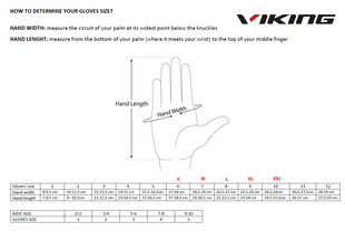 Viking Nepal 2 Polartec Power kindad - mustad hind ja info | Meeste sallid, mütsid ja kindad | kaup24.ee