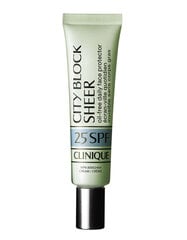 Päikesekaitsekreem Clinique City Block Sheer 25 SPF Oil Free Daily Face 40 ml hind ja info | Näokreemid | kaup24.ee