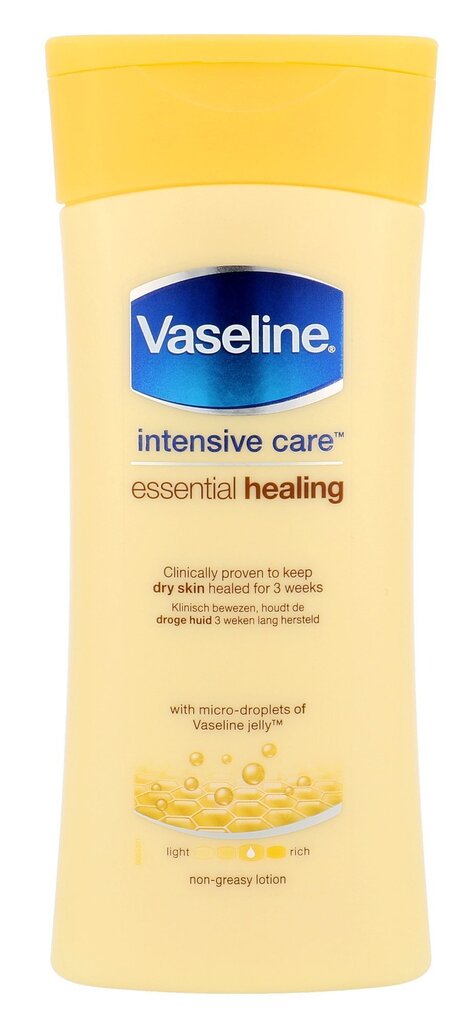 Taastav iihupiim Vaseline Intensive Care Essential Healing 200 ml hind ja info | Kehakreemid, kehaspreid | kaup24.ee