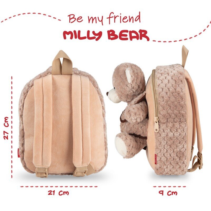 Seljakott "Milly Bear" hind ja info | Koolikotid, sussikotid | kaup24.ee