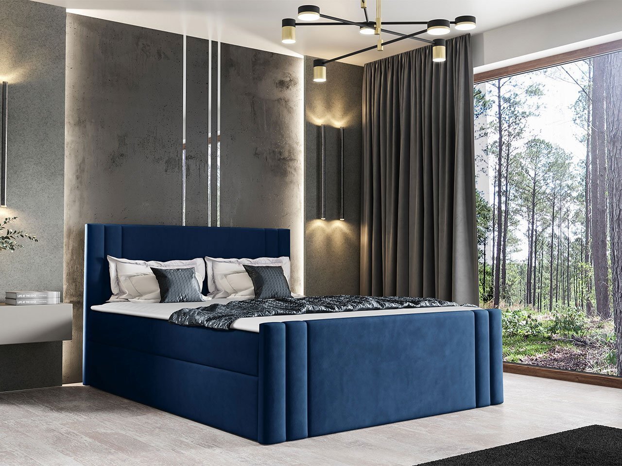 Kontinentaalvoodi NERESKO-Amor Velvet 4314-120x200 cm hind ja info | Voodid | kaup24.ee