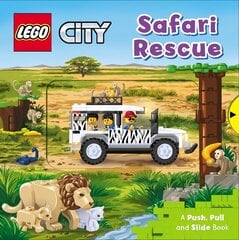 LEGO (R) City. Safari Rescue: A Push, Pull and Slide Book hind ja info | Väikelaste raamatud | kaup24.ee