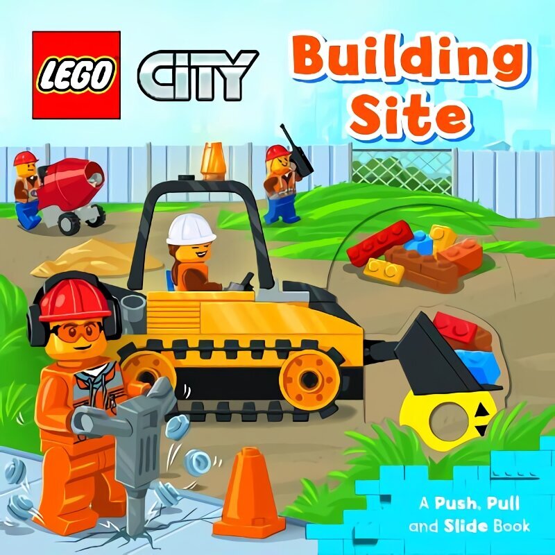LEGO (R) City. Building Site: A Push, Pull and Slide Book hind ja info | Väikelaste raamatud | kaup24.ee