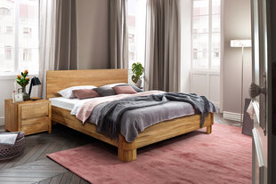 Кровать Фурнитеко Корса 1400x2000 с ламелями (отбеленный дуб) цена и информация | Кровати | kaup24.ee