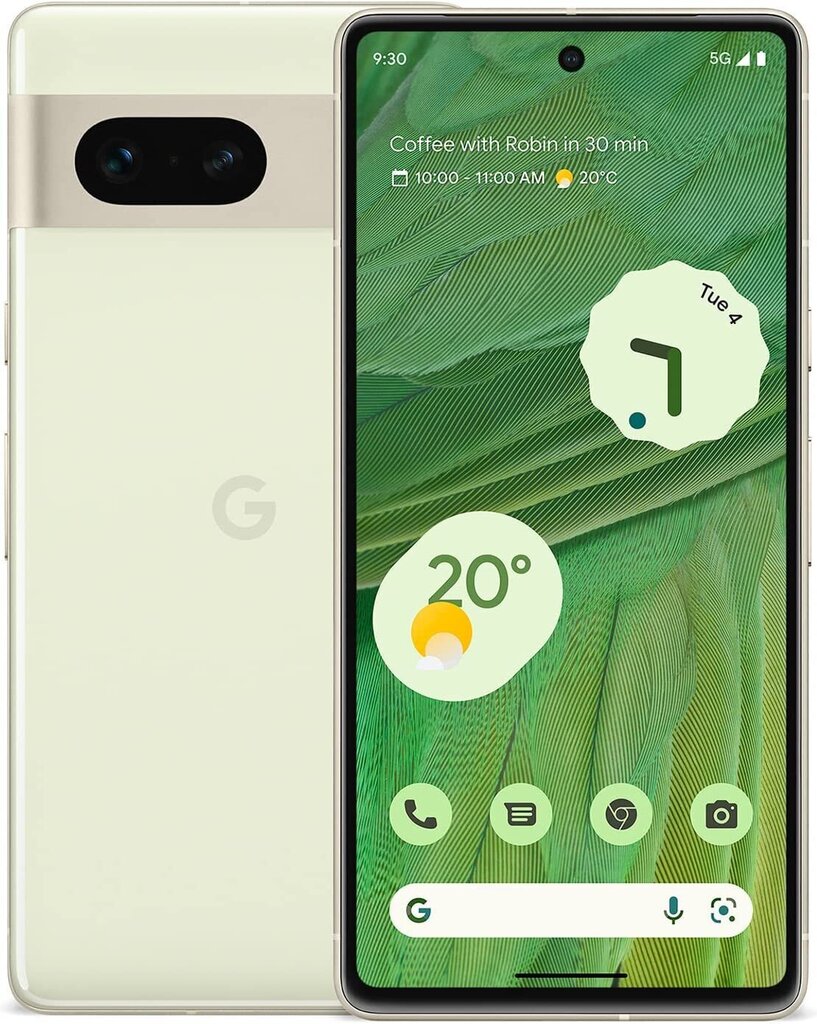 Телефон Смартфон Google Pixel 7 5G, Лемонграсс, 8 Гб/256 Гб, Dual Sim, цена  | kaup24.ee