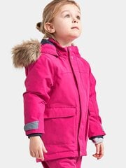 Laste talveparka Didriksons Kure, fuksia 100 907144331 hind ja info | Tüdrukute joped ja mantlid | kaup24.ee