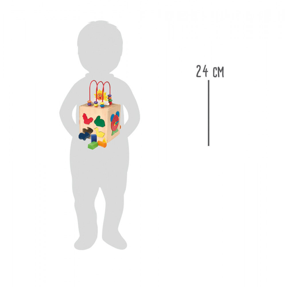 Kuubik motoorsete oskuste arendamiseks Päike цена и информация | Arendavad mänguasjad | kaup24.ee