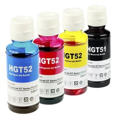 Tindipudel HP GT51 GT52 Dore analoog 4 tükki BkCMY hind ja info | Tindiprinteri kassetid | kaup24.ee