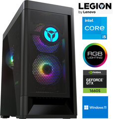 Legion T5 i5-11400F 8GB 512GB SSD GTX 1660 SUPER 6GB Windows 11 hind ja info | Lauaarvutid | kaup24.ee