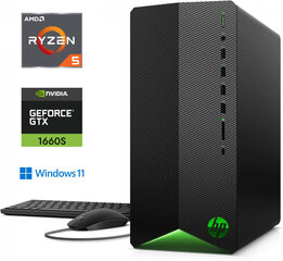 Pavilion Gaming Ryzen 5-4600G 8GB 1TB SSD GTX 1660 Super 6GB Windows 11 цена и информация | Стационарные компьютеры | kaup24.ee