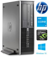 8100 SFF i5-650 8GB 480GB SSD GT1030 2GB Windows 10 Professional цена и информация | Стационарные компьютеры | kaup24.ee