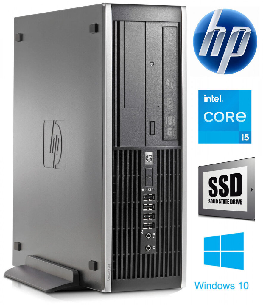 8100 SFF i5-650 16GB 480GB SSD Windows 10 Professional hind ja info | Lauaarvutid | kaup24.ee