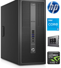 800 G2 MT i5-6500 8GB 240GB SSD 1TB HDD GTX1050 Ti Windows 10 Professional hind ja info | Lauaarvutid | kaup24.ee