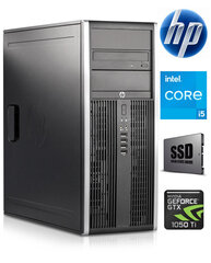 6300 MT i5-3470 16GB 480GB SSD 1TB HDD GTX 1050 Ti Windows 10 Professional цена и информация | Стационарные компьютеры | kaup24.ee