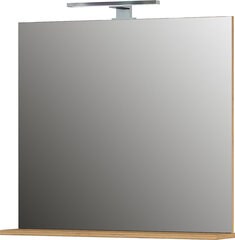Зеркало 1429, коричневое цена и информация | Подвесные зеркала | kaup24.ee