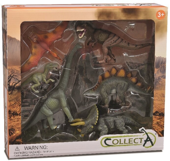 Dinosauruste komplekt Prehistoric Life Collecta, 89494 цена и информация | Poiste mänguasjad | kaup24.ee