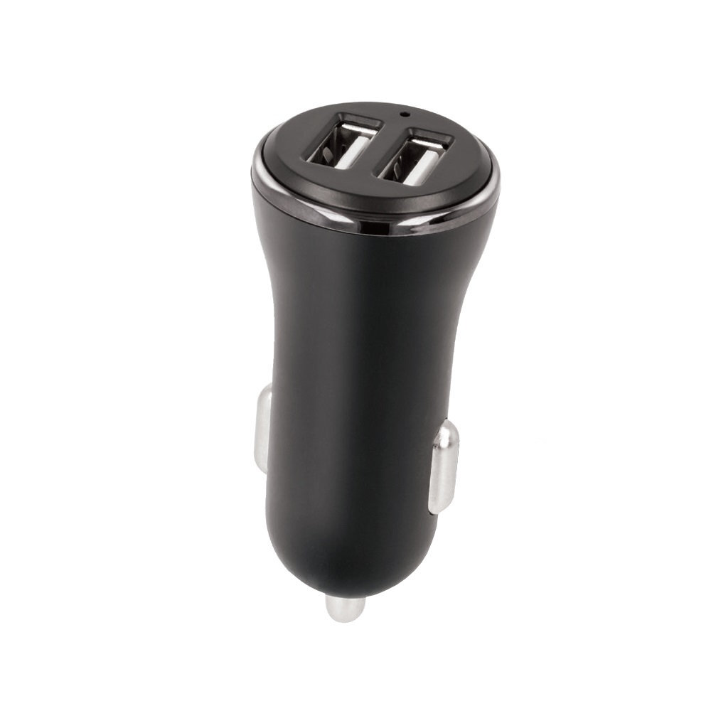 Forever CC-03 car charger 2x USB 2,4A black hind ja info | Mobiiltelefonide laadijad | kaup24.ee