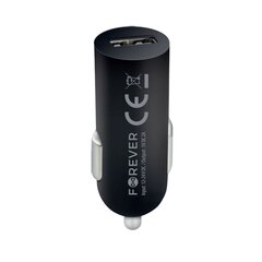 Forever M02 car charger 1x USB 2A black + Lightning cable цена и информация | Зарядные устройства для телефонов | kaup24.ee