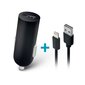 Forever M02 car charger 1x USB 1A black + Lightning cable hind ja info | Mobiiltelefonide laadijad | kaup24.ee