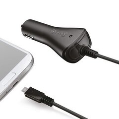 CAR CHARGER 1A MICROUSB BK hind ja info | Mobiiltelefonide laadijad | kaup24.ee