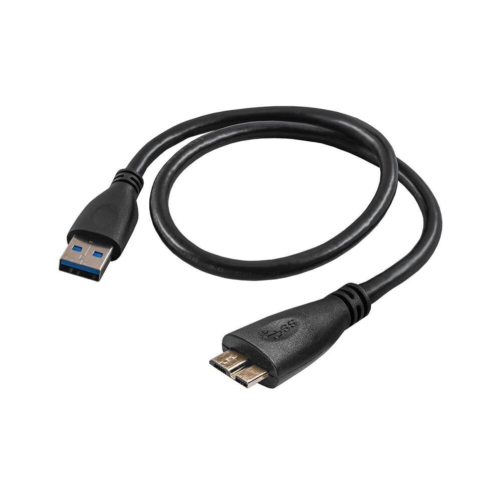 Akyga cable USB AK-USB-26 USB A (m) / micro USB B (m) ver. 3.0 0.5m цена и информация | Mobiiltelefonide kaablid | kaup24.ee