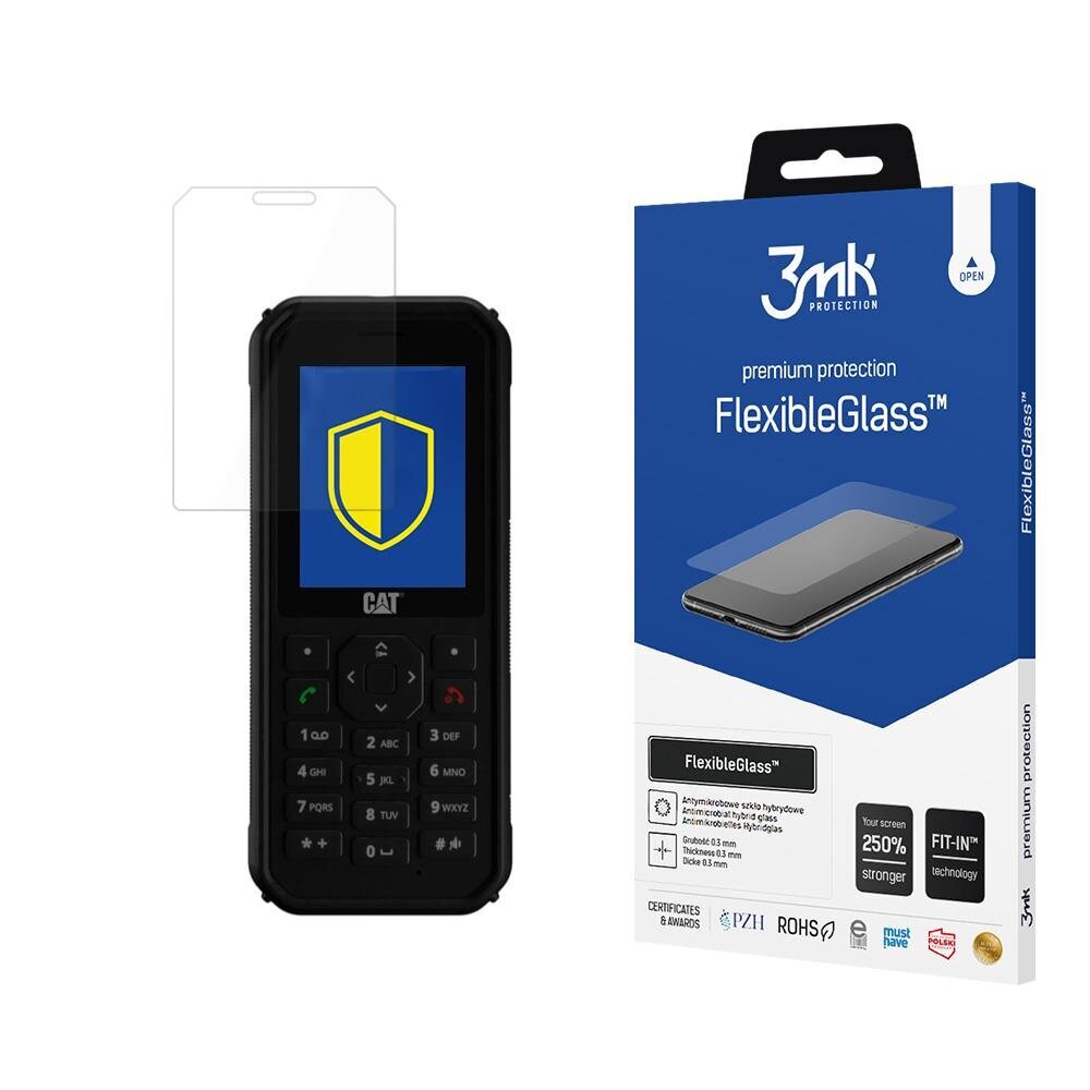 Cat B40 - 3mk FlexibleGlass™ screen protector цена и информация | Ekraani kaitsekiled | kaup24.ee