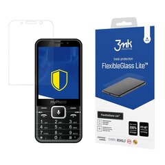 MyPhone Up - 3mk FlexibleGlass Lite™ screen protector цена и информация | Защитные пленки для телефонов | kaup24.ee