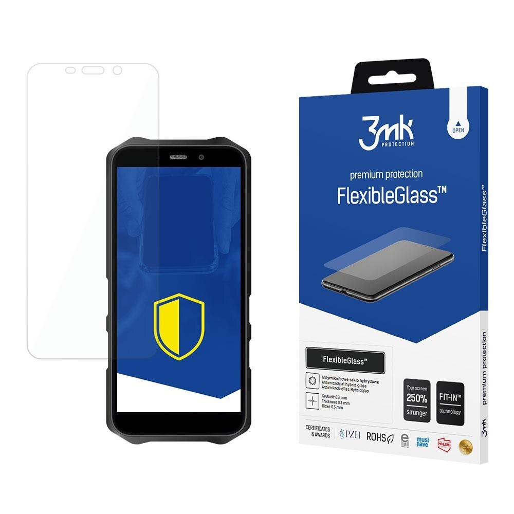 Oukitel WP12 - 3mk FlexibleGlass™ screen protector цена и информация | Ekraani kaitsekiled | kaup24.ee