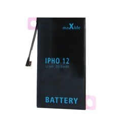 Maxlife battery for iPhone 12 2815mAh hind ja info | Mobiiltelefonide akud | kaup24.ee