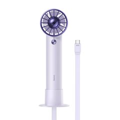 Baseus Flyer Turbine portable hand fan + USB-C cable (purple) цена и информация | Вентиляторы | kaup24.ee