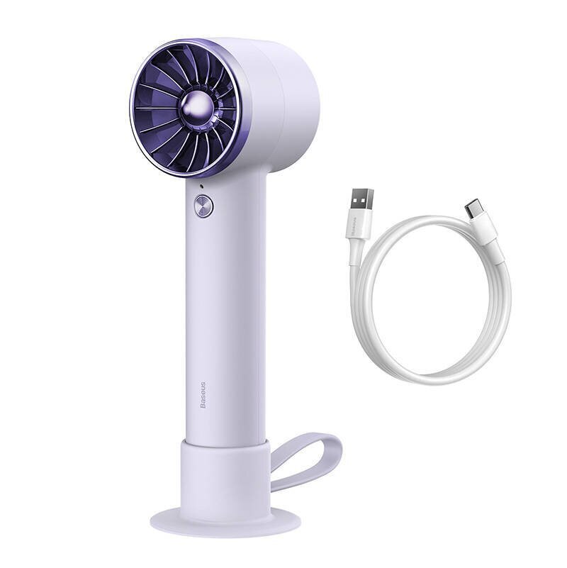 Baseus Flyer Turbine portable hand fan + USB-C cable (purple) hind ja info | Ventilaatorid | kaup24.ee