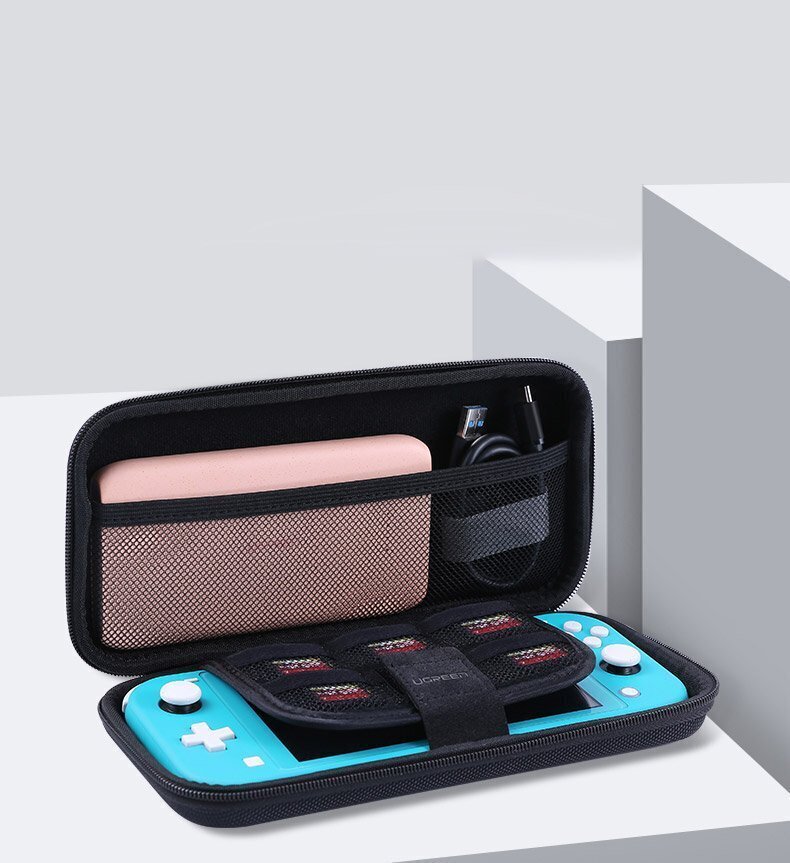 Ugreen case box for Nintendo Switch and accessories S 26.5 x 10 x 13.5 cm black (50275 LP145) цена и информация | Mängukonsoolide lisatarvikud | kaup24.ee