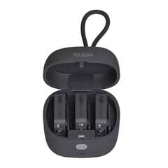 TELESIN Charging Box with 4000mAh Built-in Battery for Rode Wireless GO I II Microphone (TE-WMB-001) цена и информация | Зарядные устройства Power bank | kaup24.ee