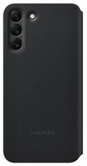 EF-ZS906CBE Samsung Clear View Cover for Galaxy S22+ Black цена и информация | Чехлы для телефонов | kaup24.ee