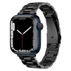 Spigen MODERN FIT BAND Apple Watch 4 / 5 / 6 / 7 / 8 / SE (38 / 40 / 41MM) BLACK hind ja info | Nutikellade ja nutivõrude tarvikud | kaup24.ee