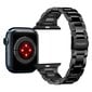 Spigen MODERN FIT BAND Apple Watch 4 / 5 / 6 / 7 / 8 / SE (38 / 40 / 41MM) BLACK цена и информация | Nutikellade ja nutivõrude tarvikud | kaup24.ee