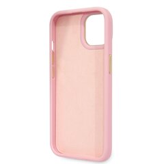 Guess PU Croco with Metal Camera Outline Case for iPhone 14 Plus Pink цена и информация | Чехлы для телефонов | kaup24.ee