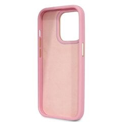 Guess PU Croco with Metal Camera Outline Case for iPhone 14 Pro Max Pink цена и информация | Чехлы для телефонов | kaup24.ee