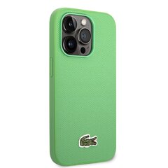 Lacoste Iconic Petit Pique Logo Case for iPhone 14 Pro Green hind ja info | Telefoni kaaned, ümbrised | kaup24.ee