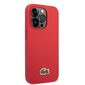 Lacoste Iconic Petit Pique Logo Case for iPhone 14 Pro Max Red hind ja info | Telefoni kaaned, ümbrised | kaup24.ee