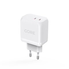 Forever CORE SMART PD wall charger 2xUSB-C 45 Вт цена и информация | Зарядные устройства для телефонов | kaup24.ee