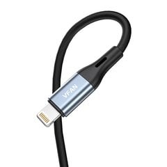 Vipfan L05 Lightning to mini jack 3.5 мм AUX cable, 1 м (gray) цена и информация | Кабели для телефонов | kaup24.ee